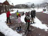 スノーシューで雪遊び2