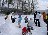 親子で雪遊びしよう
