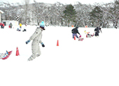 親子で雪遊びしよう
