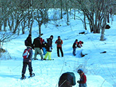 スノーシューで雪遊びしよう