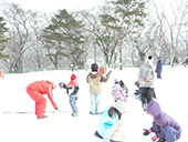 親子で雪遊びしよう